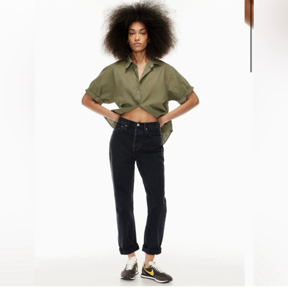 Aritzia Denim Forum The Boyfriend High Rise Loose Size 25 28L
